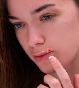 disfagia Herpes labial