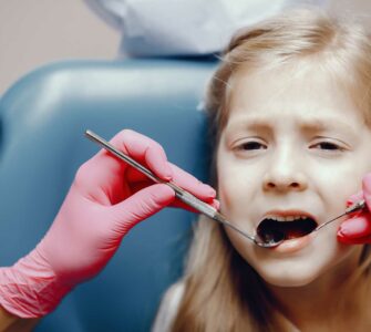 disfagia criança com cárie