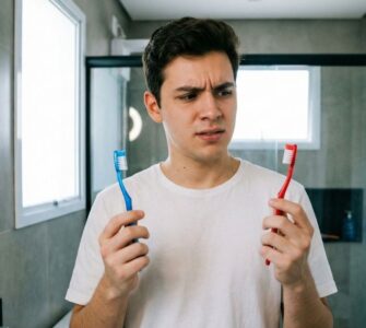 escova de dente macia ou dura