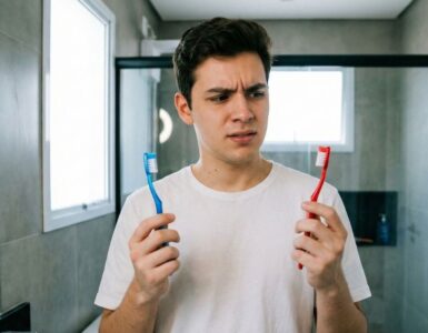 escova de dente macia ou dura